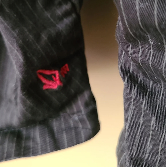 Volcom mens shorts sz.36  black/white striped - Picture 5 of 14